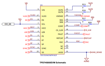 Schaltplan - Texas Instruments TPS7H500xEVM Evaluierungsmodule